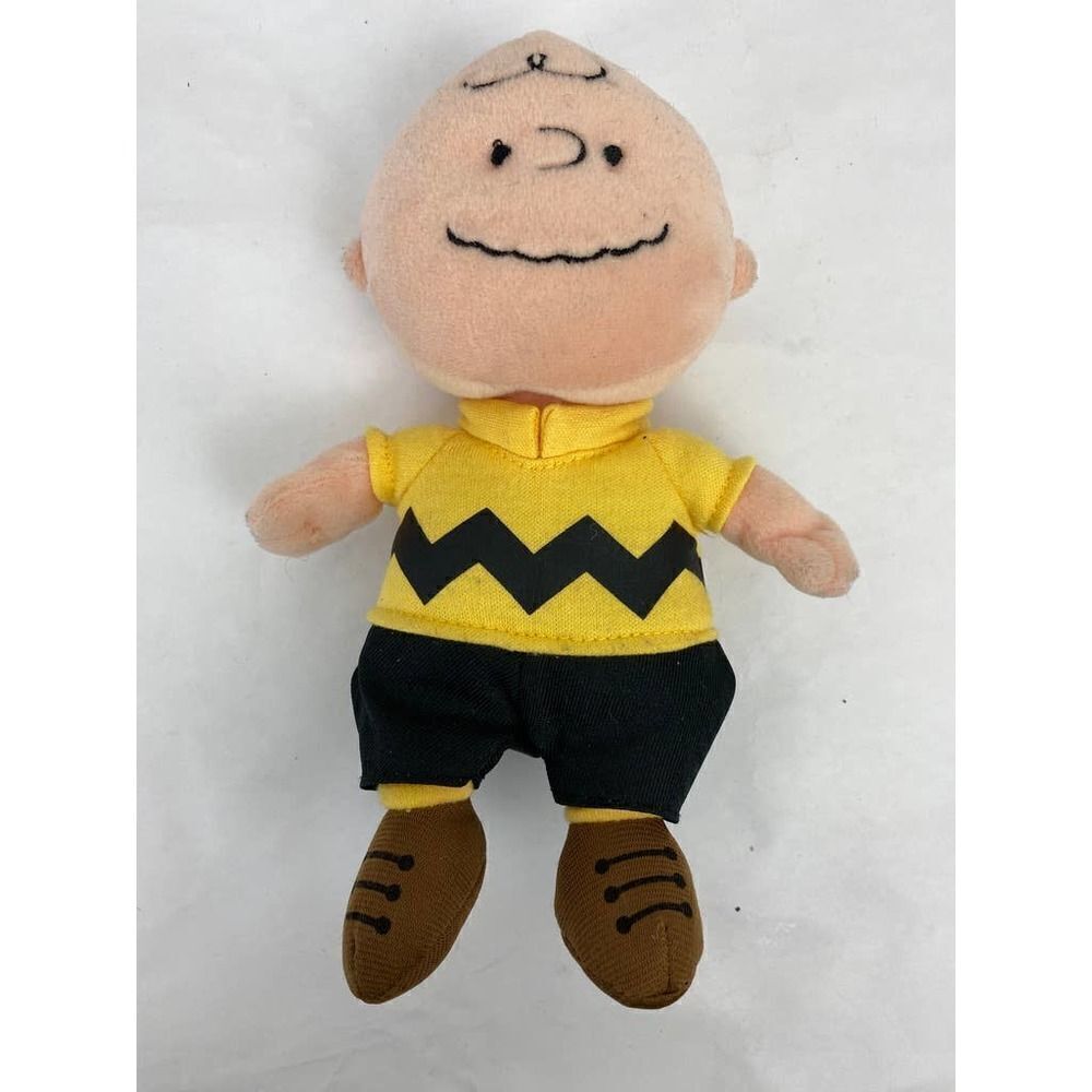 Charlie Brown Stuffed Animal Plushie Stuffie Ty Peanuts - 9 Inches Tall